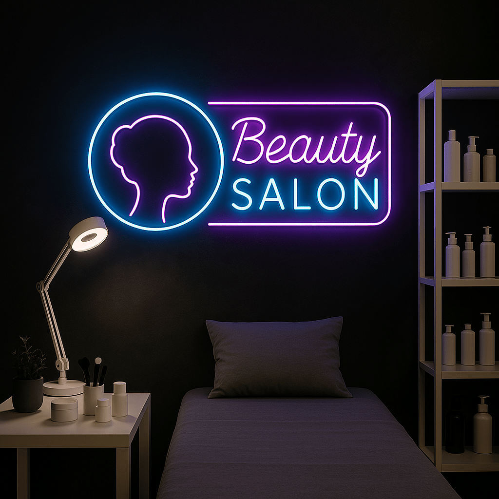 Insegne per Saloni di Bellezza, Unghie e Parrucchieri